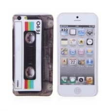 iPhone SE 5 5s - Classic Casette Tap PC Hard Phone Protective Cover Case